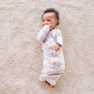 Goumi NB Baby Gown - Calm Lilac
